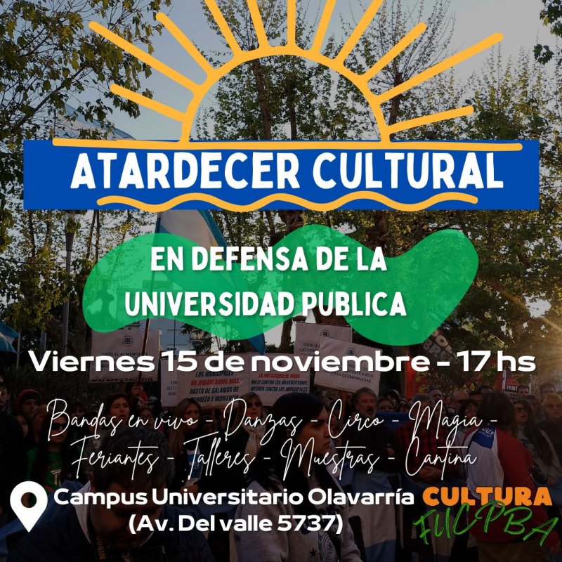 �Atardecer Cultural� en el Campus Universitario